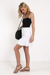 Nolita Denim Skirt | White