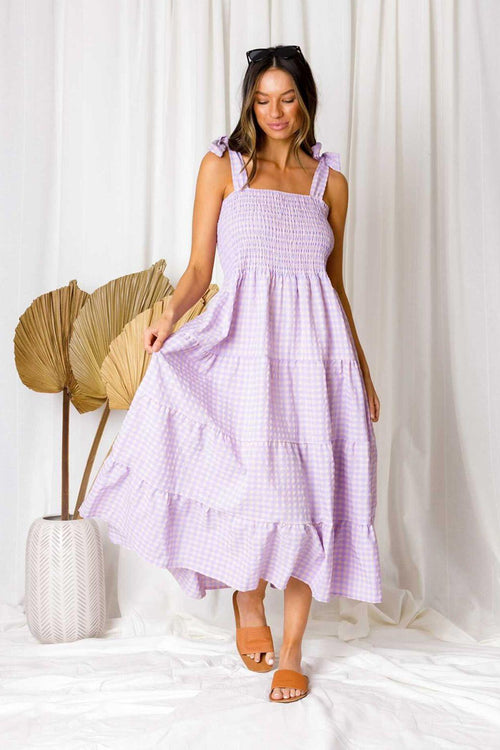Olivia Midi Dress | Lavender