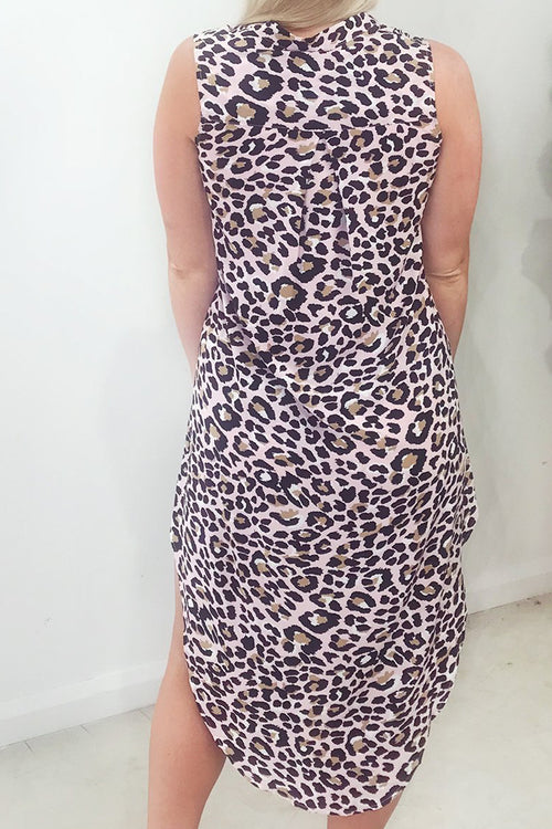 Sari Dress | Leopard