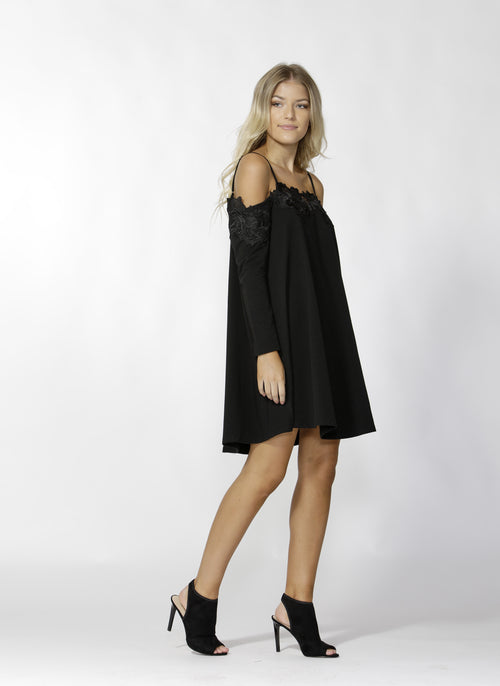 Klaire Lace Dress | Black